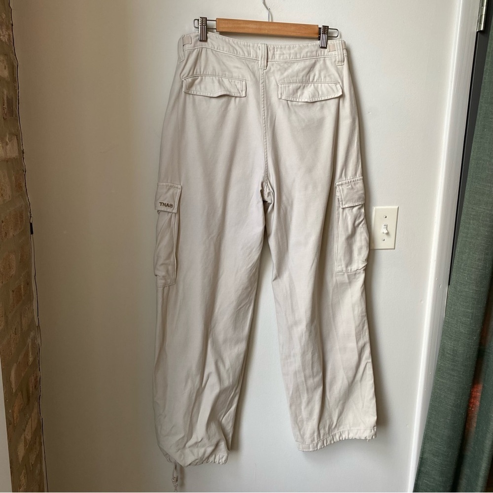 TNA ARITZIA SIZE 8 cream cargos Women's Tan Cargo Pants - Picture 7 of 12